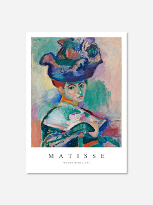 Woman with a Hat - Henri Matisse | Poster