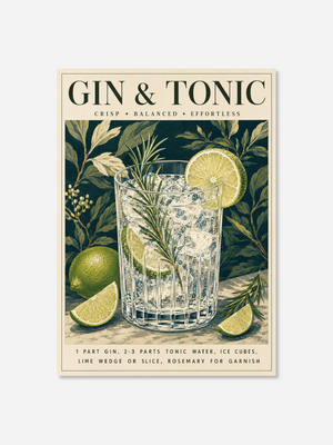 Gin & Tonic | Poster