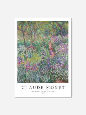 The Artists's Garden at Giverny - Claude Monet | Poster