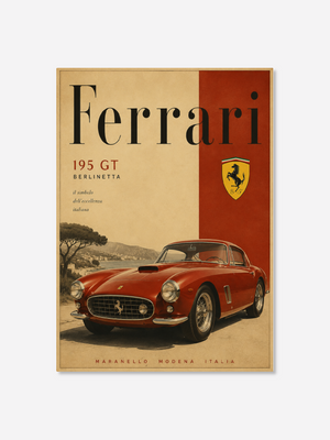 Retro Ferrari | Canvastavla