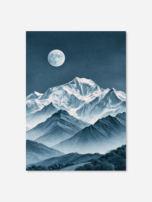 Alpine Night 1 | Canvastavla