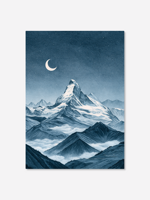 Alpine Night 2 | Canvastavla