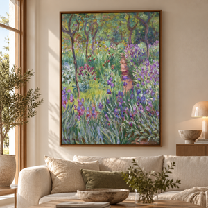 The Artists's Garden at Giverny - Claude Monet | Canvastavla