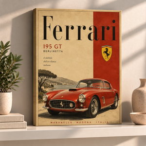 Retro Ferrari | Canvastavla