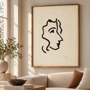 Nadia with Sharp Profile - Henri Matisse | Canvastavla