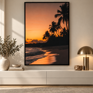 Palm Sunset | Canvastavla