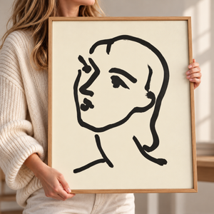 Nadia with Smooth Hair - Henri Matisse | Canvastavla