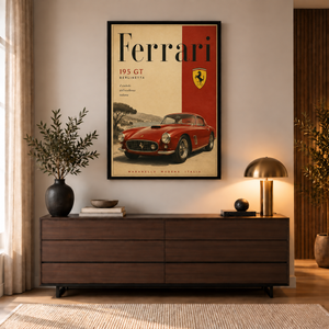 Retro Ferrari | Canvastavla