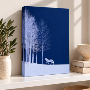 Snow Horse | Canvastavla