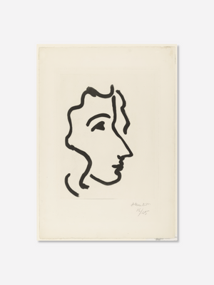 Nadia with Sharp Profile - Henri Matisse | Canvastavla