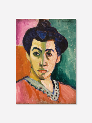 The Green Stripe - Henri Matisse | Canvastavla