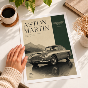 Retro Aston Martin | Poster