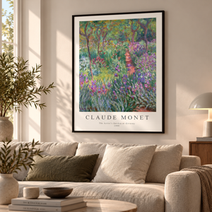 The Artists's Garden at Giverny - Claude Monet | Poster