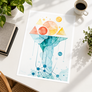 Watercolor Journey I | Poster