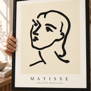 Nadia with Smooth Hair - Henri Matisse | Poster