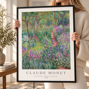 The Artists's Garden at Giverny - Claude Monet | Poster